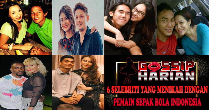 6 Selebriti yang Menikah dengan Pemain Sepak Bola di Indonesia