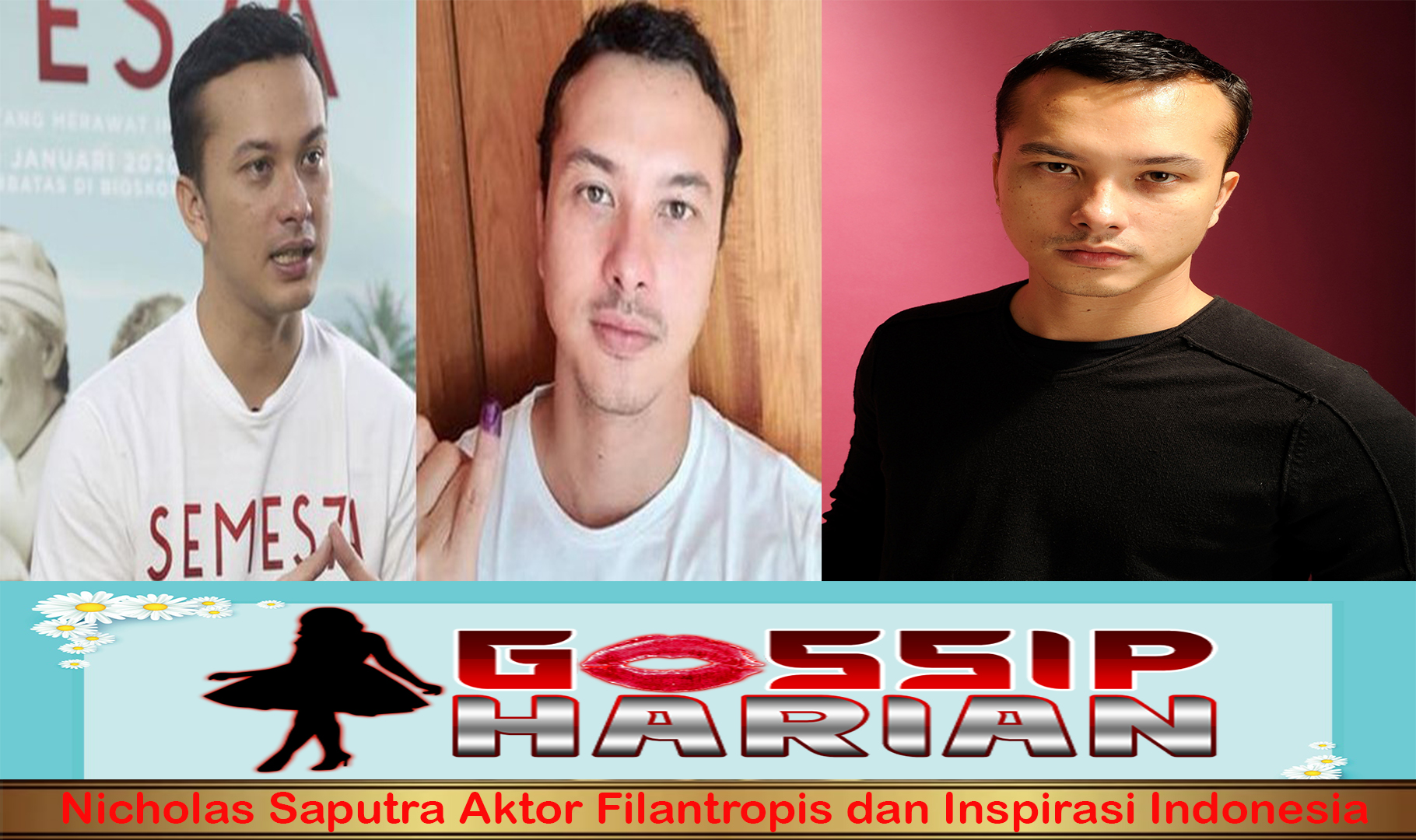 Nicholas Saputra Aktor Filantropis dan Inspirasi Indonesia