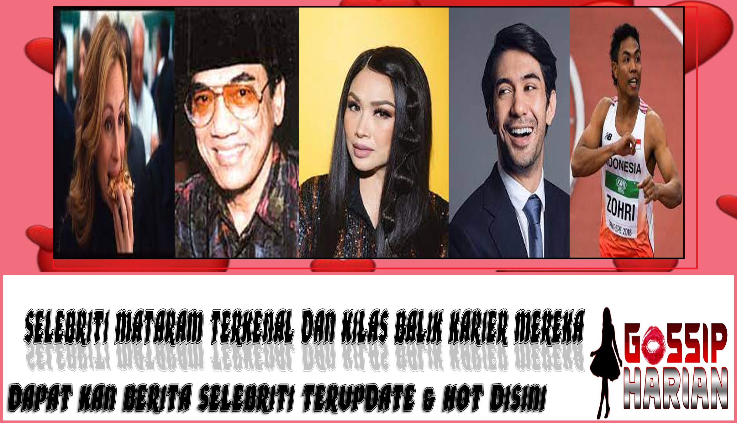 5 Selebriti Mataram Terkenal